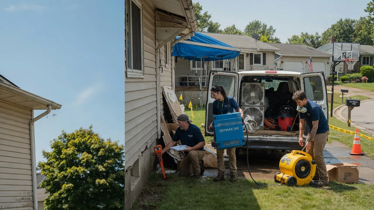 Ceiling Leak Cleanup in Tell City, IN near me